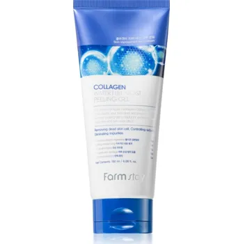 Pleťový peeling Farmstay Collagen Water Full Moist peelingový gel 180 ml