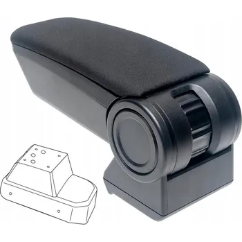 Zavěšení kol Loketní opěrka Armster 3, Suzuki Jimny IV, 2018- , tkanina