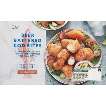 Marks & Spencer Kousky tresky obecné v pivním těstíčku