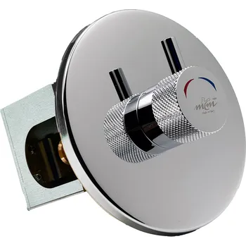 Vodovodní baterie Rubinetteria MCM International - Itálie | MCM 9085 NEW vestavná směšovací samouzavírací baterie - časová ,tlačná, tlačítková - CHROM MCM.9085 NEW