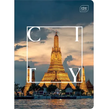 Sešit Sešit A5 s mřížkou Interdruk 96 listů TRAVEL