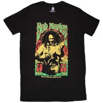 Zahraniční hudba Merch Bob Marley & The Wailers: Bob Marley Ladies T-shirt Dress: 1978 (black) (large) L