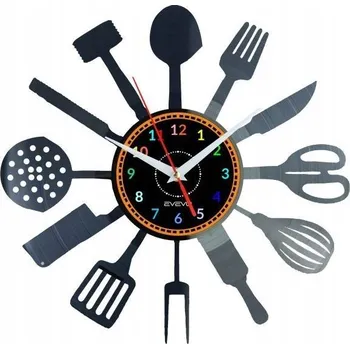 Hodiny Nástěnné hodiny Evevo černé 30 cm