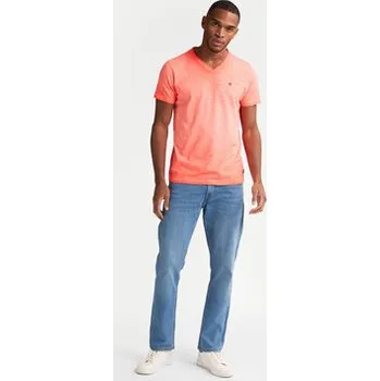 Pánské tričko Petrol Industries T-Shirt M-1050-TSV662 Oranžová Regular Fit XXL