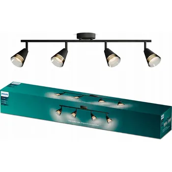 Bodové svítidlo Stropní bodové svítidlo kulatý Philips černé