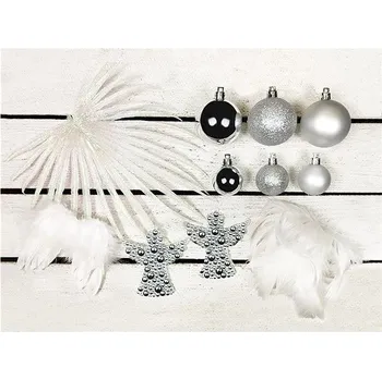 Vánoční dekorace LAALU Vánoční ozdoby - sada ANDĚLSKÁ KŘÍDLA, na stromky 120 - 210 cm