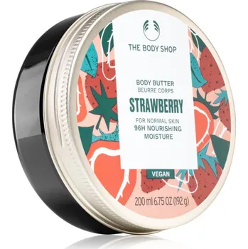 Čistič uší The Body Shop Strawberry Body Butter tělové máslo pro normální pokožku 200 ml