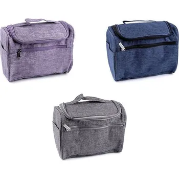 Kabelka Kosmetická taška / závěsný organizér 18x24 cm - 4 (15x26 cm) modrá