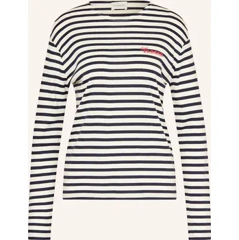 Dámské tričko Closed Dámské Tričko S Dlouhým Rukávem, tmavě modrá / režná, 40