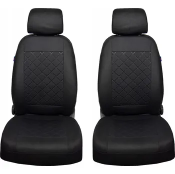 Autopotah Autopotahy do auta - černé s velkým prošívaným kostkovaným vzorem - RENAULT SANDERO