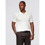 Pánské polo triko OMBRE OM-POSS-0158 WHITE M