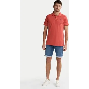 Pánské tričko Petrol Industries Polokošile M-ROS-POL002 Růžová Regular Fit S