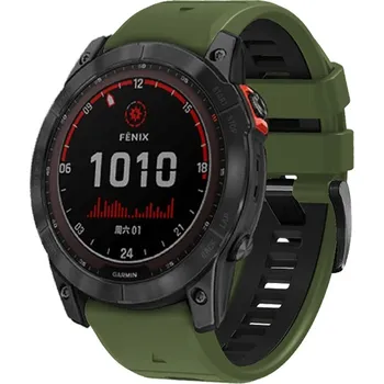 Řemínek na hodinky Odolný Garmin QuickFit řemínek 22mm - Army Green IR-AWGW-0267