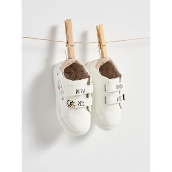 Chlapecké tenisky Sinsay - Tenisky se zapínáním na suchý zip Winnie the Pooh - bílá - 831EK-00X - 831EK-00X-22