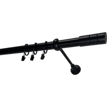 Garnýž kovová 150 cm jednořadá 25 Cylinder černá