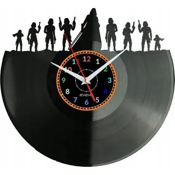 Hodiny Nástěnné hodiny Evevo černé 30 cm