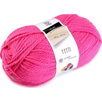Příze Pletací příze Yetti 100 g růžová malinová 1 ks