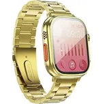 Hoco Smartwatch Y12 Ultra Smart Sports Watch (verze pro volání) Light Gold