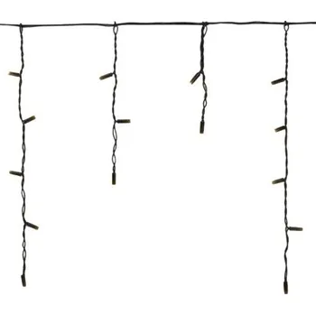 Vánoce LAALU Vánoční světelný řetěz s převisy TEPLÁ BÍLÁ 3 x 0,4 m - PROFI - spojovací