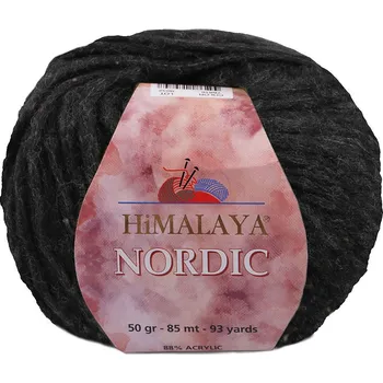 Příze Pletací příze Himalaya Nordic 50 g černá 1 ks