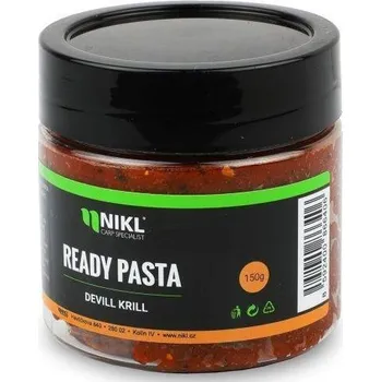 Návnadová pasta a těsto Obalovací boilie těsto Karel Nikl Ready Pasta 150g Devill Krill