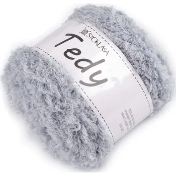Příze Pletací příze Tedy 100 g šedá nejsvětlější 1 ks