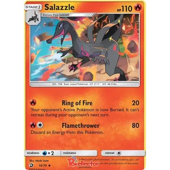 Karetní hra Salazzle 014/070 - Dragon Majesty Typ karty: Non-Holo