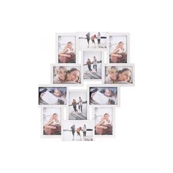 Digitální fotorámeček Fotorámeček na 12 fotek, 59x50 cm, bílý SPRINGOS PANORAMA