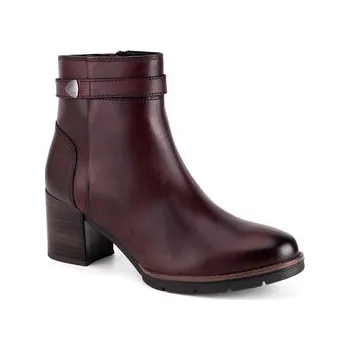 Dámské kozačky Polokozačky Lasocki WB-TATIANA-26 Bordó 40