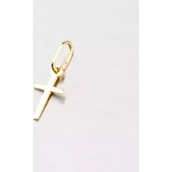 Přívěsek Přívěsek žluté zlato 585 ve tvaru kříže 322P-130071