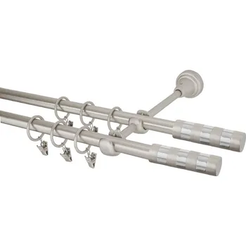 Garnýž Garnýž kovová 440 cm dvouřadá - dvojitá 16 Sigma double chrom mat