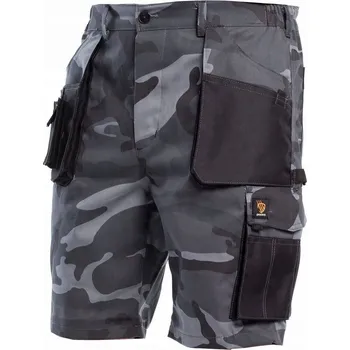 Pracovní obuv Pracovní kraťasy Procera PROMAN 260 šedý maskáč vel. 48