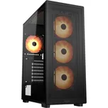 Cougar gaming COUGAR PC skříň MX220 RGB Black Mid Tower Mesh Front Panel 4 x 120mm ARGB Fans TG Left Panel CGR-2AC8B-RGB