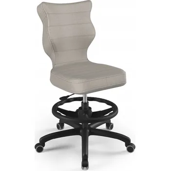 ENTELO otočná židle PRO DĚTI s podnožkou Petit šedá Monolith r.5