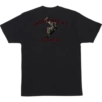 Pánské tričko INDEPENDENT triko - Bombers S/S Heavyweight T-Shirt Black (155094) velikost: XXL