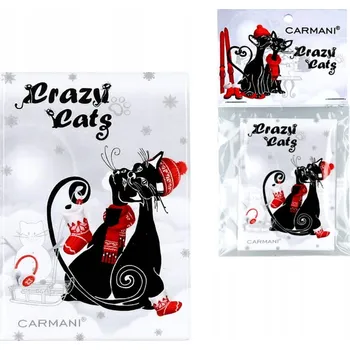 Obraz Magnet na ledničku Carmani 013-1050 Zimní kočky se sáňkami