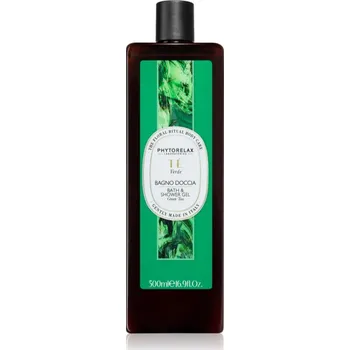 Koupelová pěna Phytorelax Laboratories Green Tea sprchový a koupelový gel 500 ml