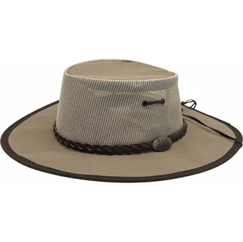 Klobouk Jacaru Bush Breeze Camper béžový – letní plátěný klobouk s prodyšnou korunou Velikost: 54.5/55cm (S)