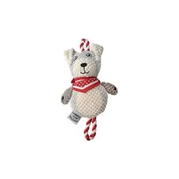 Hračka pro psa Plyšová hračka ve tvaru psa Harper and Bone 1 ks