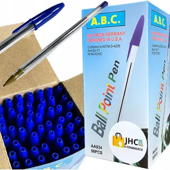 Propiska jednorázová KANCELÁŘSKÁ Na Psaní modrá x 50 PROPISEK klasické