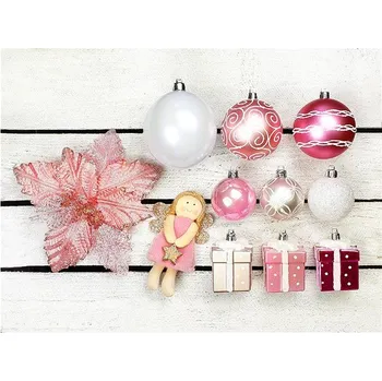 Vánoční dekorace LAALU Vánoční ozdoby - sada PRINCEZNA MÁJA, na stromky 240 - 270 cm