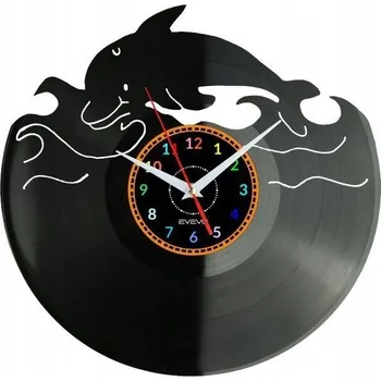 Hodiny Nástěnné hodiny Evevo černé 30 cm