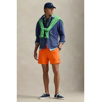 Pánské plavky Plavkové šortky Polo Ralph Lauren 710963334 oranžová 22X, vel. S