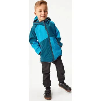 Dětská softshellová bunda s fleecem Street, Kobaltová, Tyrkysová Velikost: 146/152