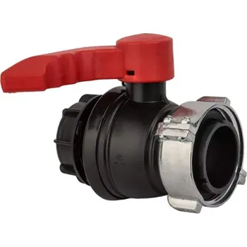 Zahradní hadice Bradas Adaptér IBC nádrže s kulovým kohoutem S75x6 vnitřní s výstupem S60x6, IBCS75F-BAVS60M