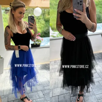 Dámská sukně Střapatá sukně SPRING Barva: Bílá