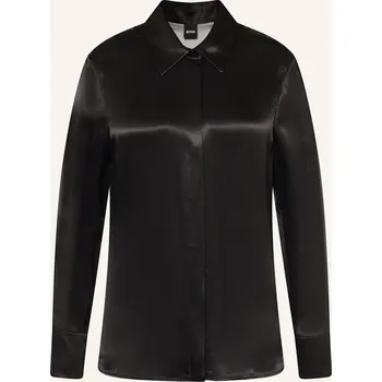 Dámská halenka Boss Dámská Košilová Halenka beruta1 Ze Saténu, černá, 38