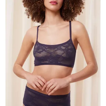 Podprsenka Triumph Smart Deco Bralette granatowy - 6582 10215946*6582 Velikost: 1