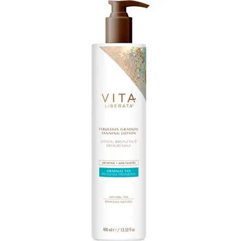 Samoopalovací přípravek Vita Liberata Fabulous Gradual Tanning Lotion bezbarvý samoopalovací krém na tělo 400 ml