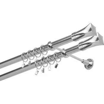 Garnýž Garnýž kovová 160 cm dvouřadá - dvojitá 25/25 Swing double Nerez